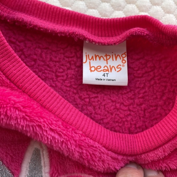 Faux Fur Unicorn Sweater Size 4T - Picture 3 of 3